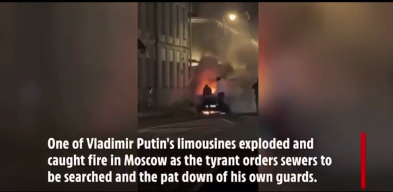 Days ago Zelenskyy said in an interview that Putin will be dead soon, Putin’s car exploded
