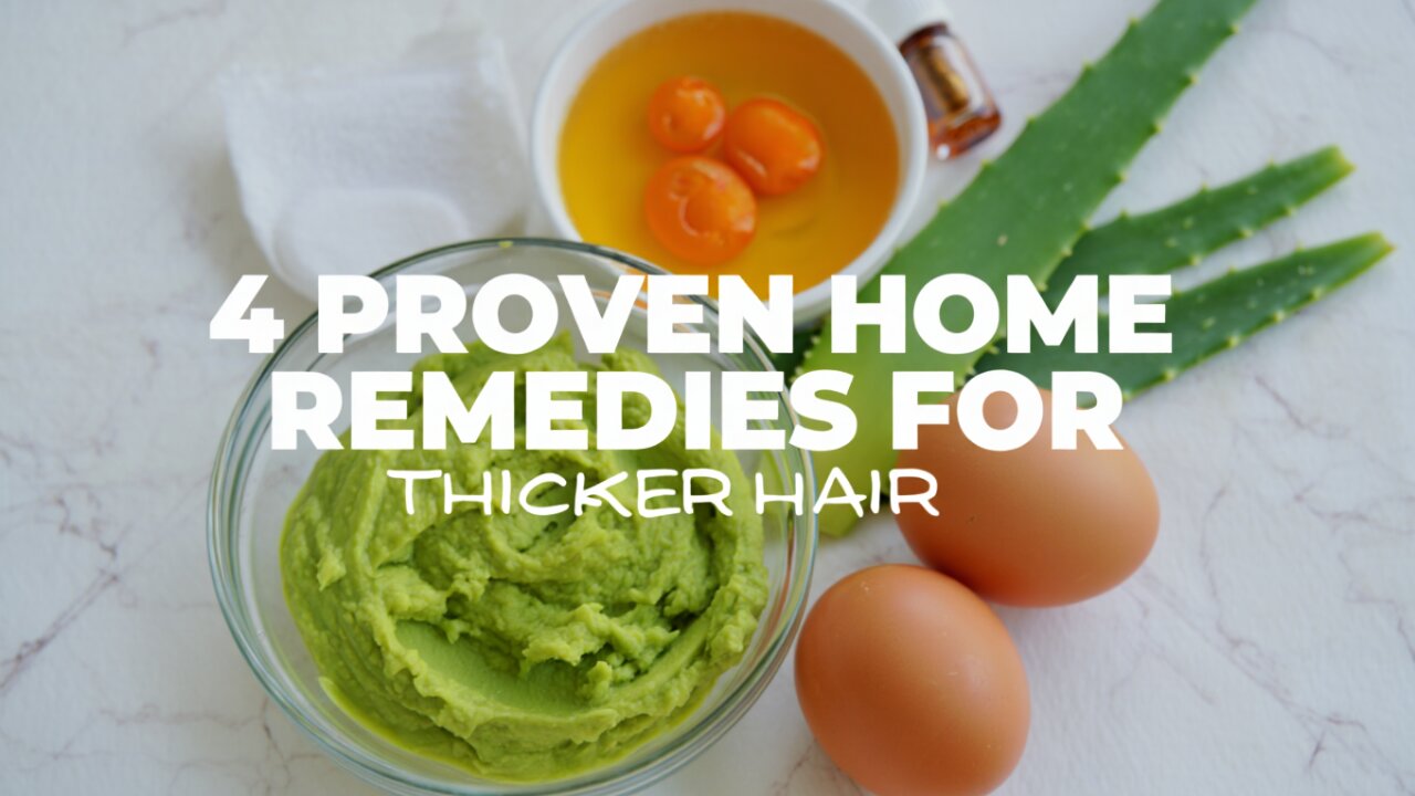 4 Proven Home Remedies For Thicker Hair