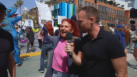 Went to the “Tesla Global Day of Action” in Santa Monica today.