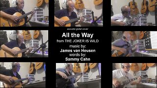 "All the Way" acoustic guitar instrumental cover