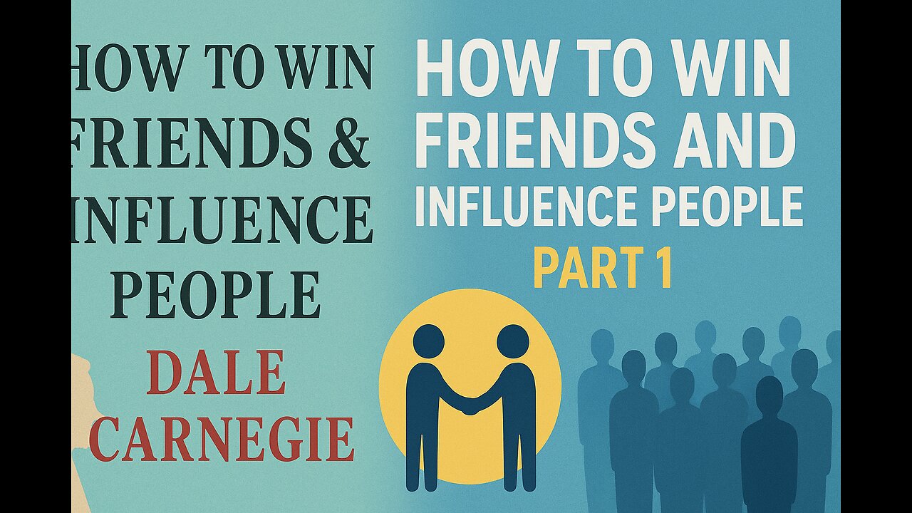 how win friends influence book part of 1