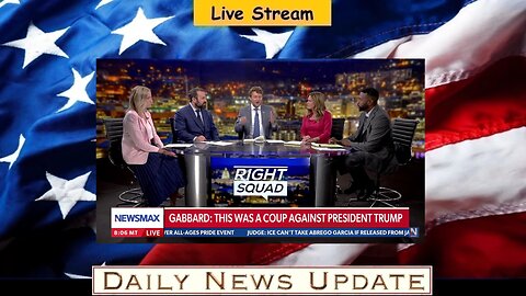 x418b: Newsmax - Tulsi Gabbard reveals Russia sat on Hillary Clinton dirt | The Right Squad
