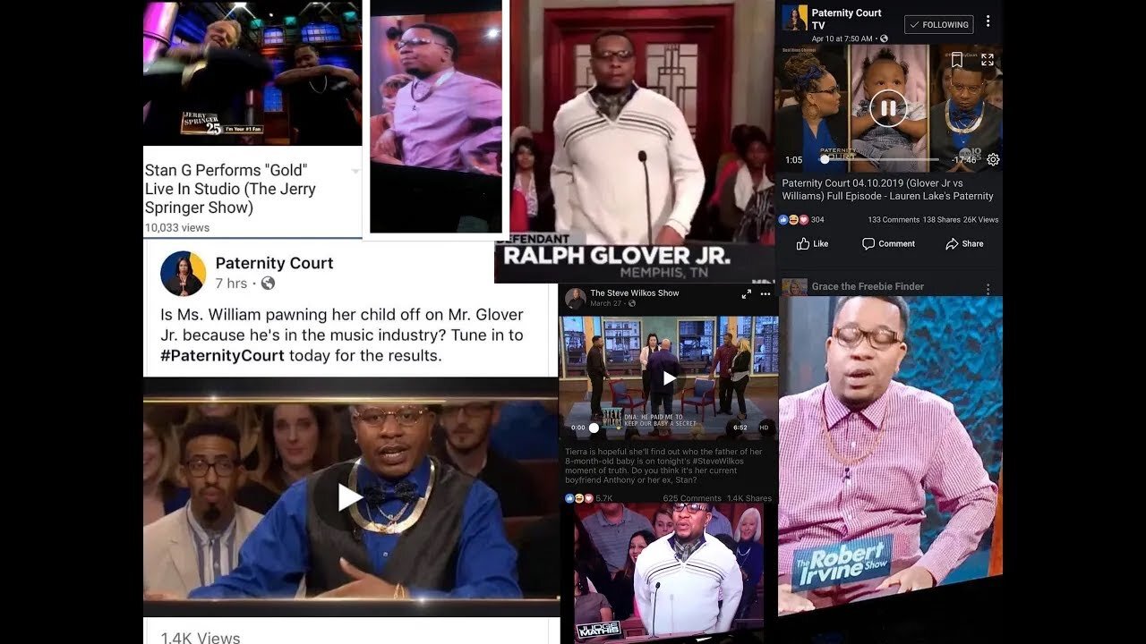 Stan G Be Everywhere Oh Mane Jerry Springer, Steve Wilkos, Judge Mathis & Maury! Guinness Record
