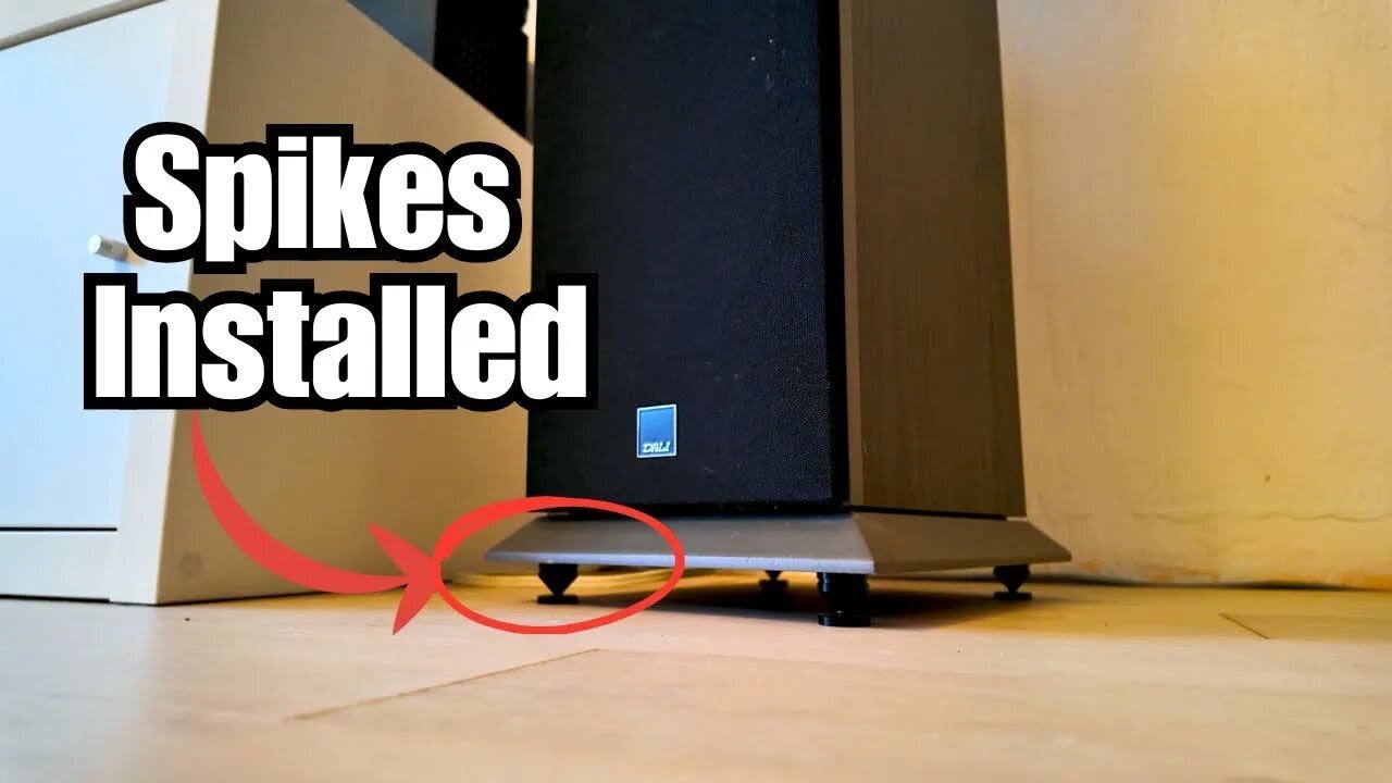 Amazon Spike Installation on HiFi Speakers Dali Concept 6
