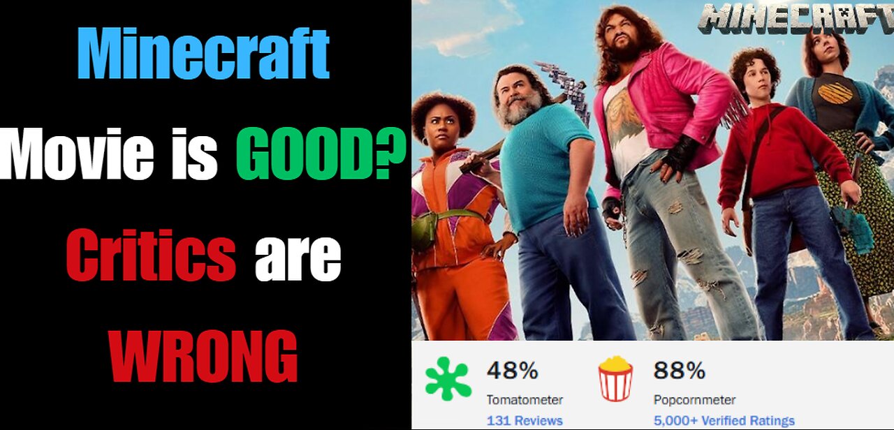 A Minecraft Movie is Good Actually?? | Full Review, Easter Eggs, and Thoughts | Z to X #5