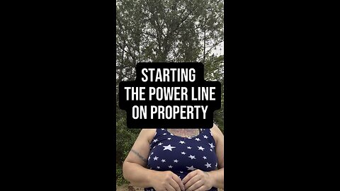 Start The Power Line On Property 😁