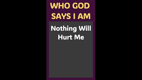 NOTHING WILL HURT ME #wordofgod #anxiety #worry #Jesus #wisdom #God #power #bold #strong #courage