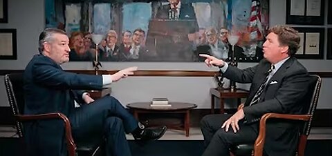 Tucker Carlson and Ted Cruz clash on Iran!