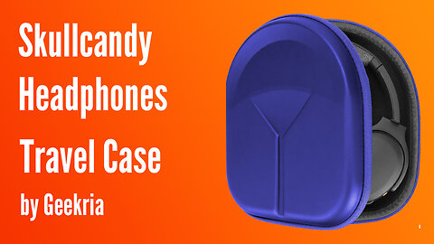 Skullcandy Over-Ear Headphones Travel Case, Hard Shell Headset Carrying Case | Geekria