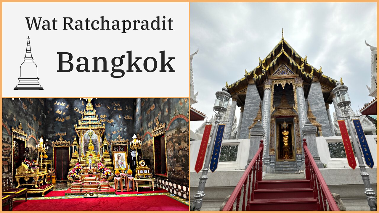 Wat Ratchapradit - First Class Royal Temple - King Rama IV Burial Site - Bangkok Thailand 2025