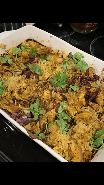 Easy Baked Chicken Biryani