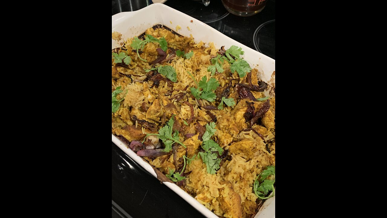 Easy Baked Chicken Biryani