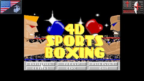 4D Sports Boxing (Commodore Amiga 500 OCS/ECS - Extended Attract Mode) [EU Version]