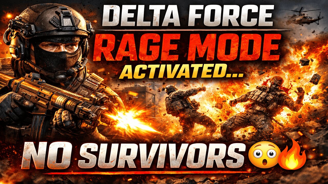 DELTA FORCE RAGE MODE ACTIVATED… NO SURVIVORS 😳🔥