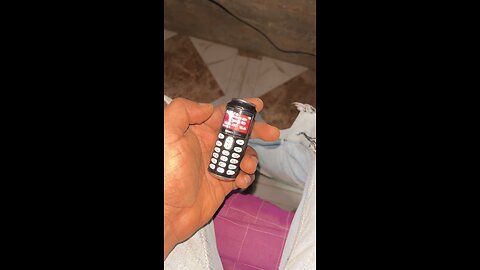 THE SMALLEST MOBILE PHONE IN THE WORLD