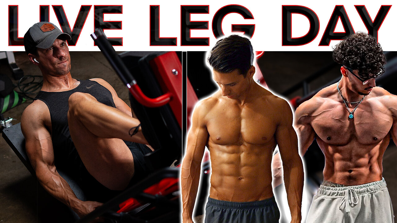 LIVE Leg Workout and Q&A – Hussein Farhat Fake Natty Explanations