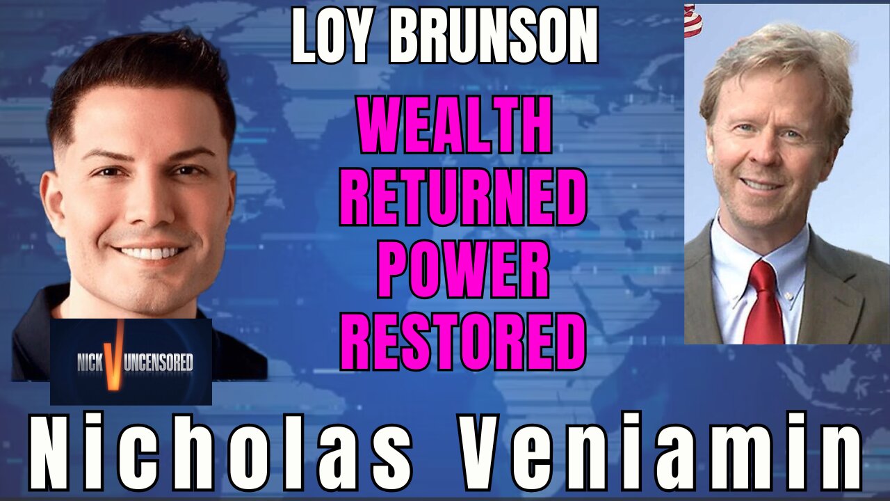 The Wealth Return Plan: Loy Brunson in Conversation with Nicholas Veniamin