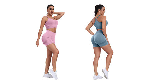 Women's 4-Pack Seamless Booty Shorts – High Waisted, Butt Lifting Gym Essentials