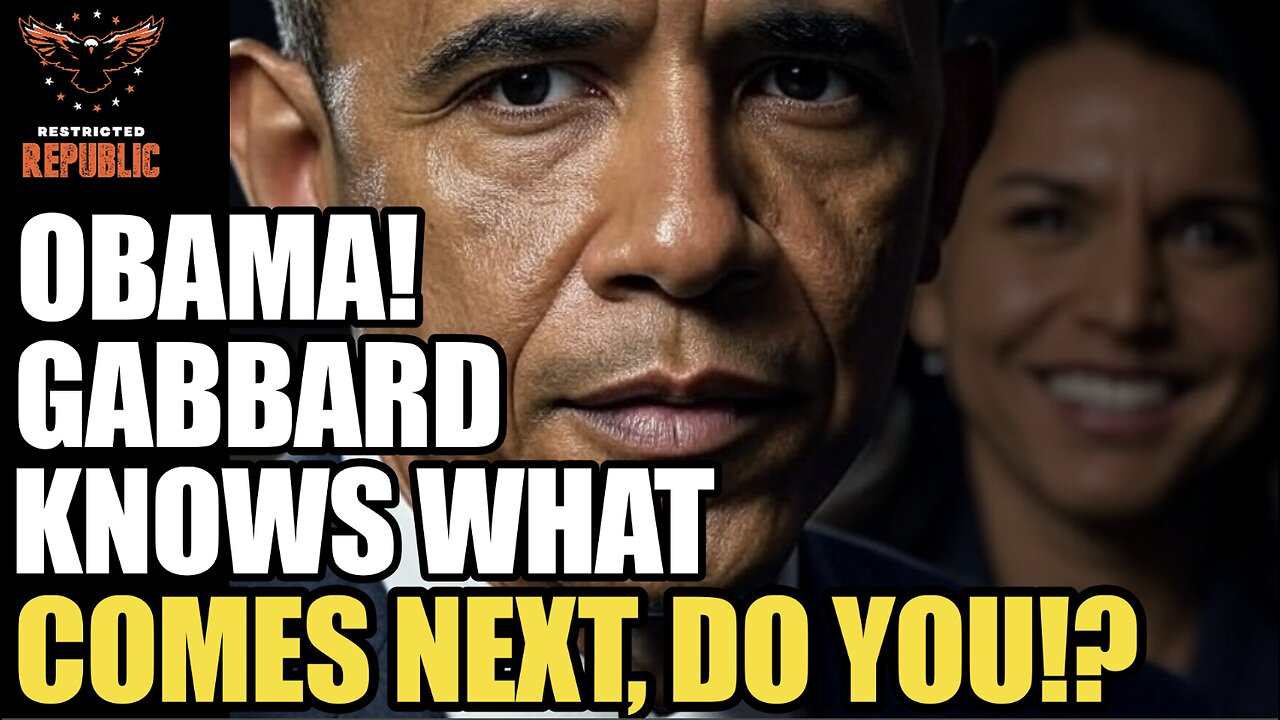 Hey Obama! Tulsi Knows What Comes Next, Do You! She Just Let It Out!!