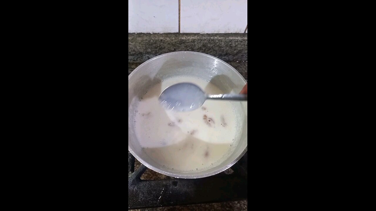 sago with mix nuts and cow milk verry cool for body