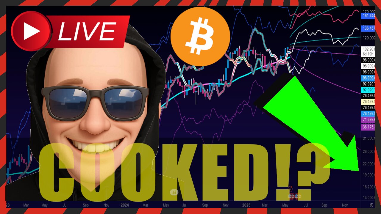 🐺 URGENT: After Bitcoin's Daily ATH, Is It Going DOWN? 🐺🚨LIVESTREAM🚨