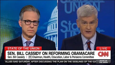Sen Bill Cassidy: We'll Have Obamacare Reform Ready for 2026