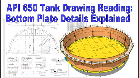 How to Interpret Bottom Plate Details in API 650 Tank Drawings