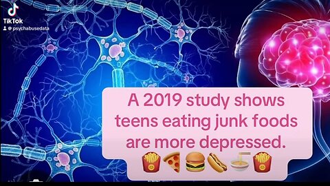 Junk foods lead to depression and electroshocks!