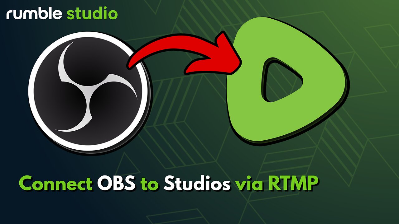 Connect OBS to Rumble Studios using RTMP