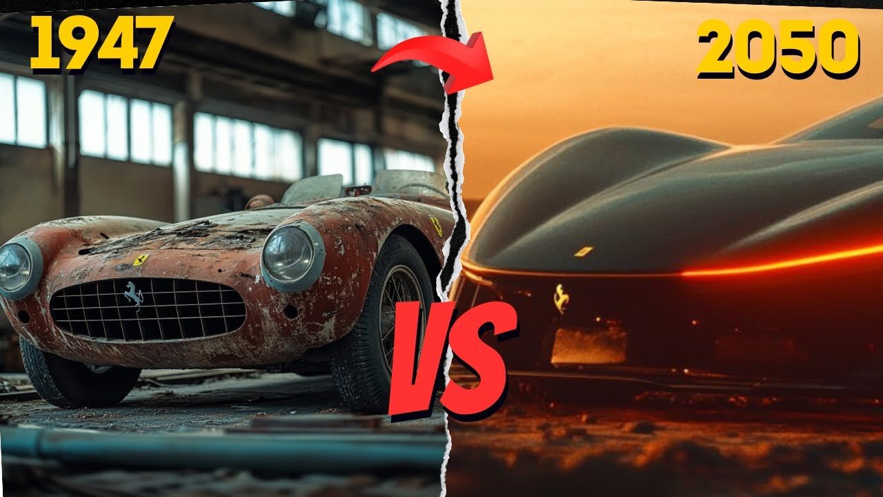 FERRARI Evolution from 1947 to 2050