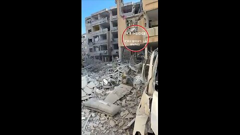 💥 Ground Impact: Tel Aviv Crater After Strike