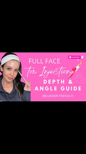 Full Face Tox Injection Depth And Angle Guide (Beginner Friendly)
