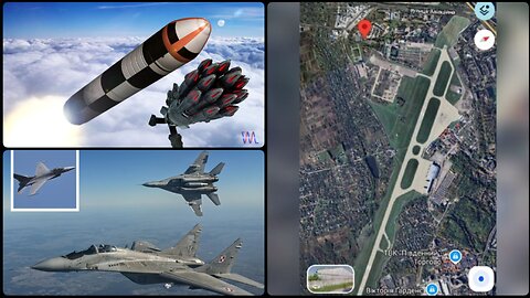 Russ ORESHNIK Missile Incinerates Lvov Aircraft Plant (Western Ukraine)