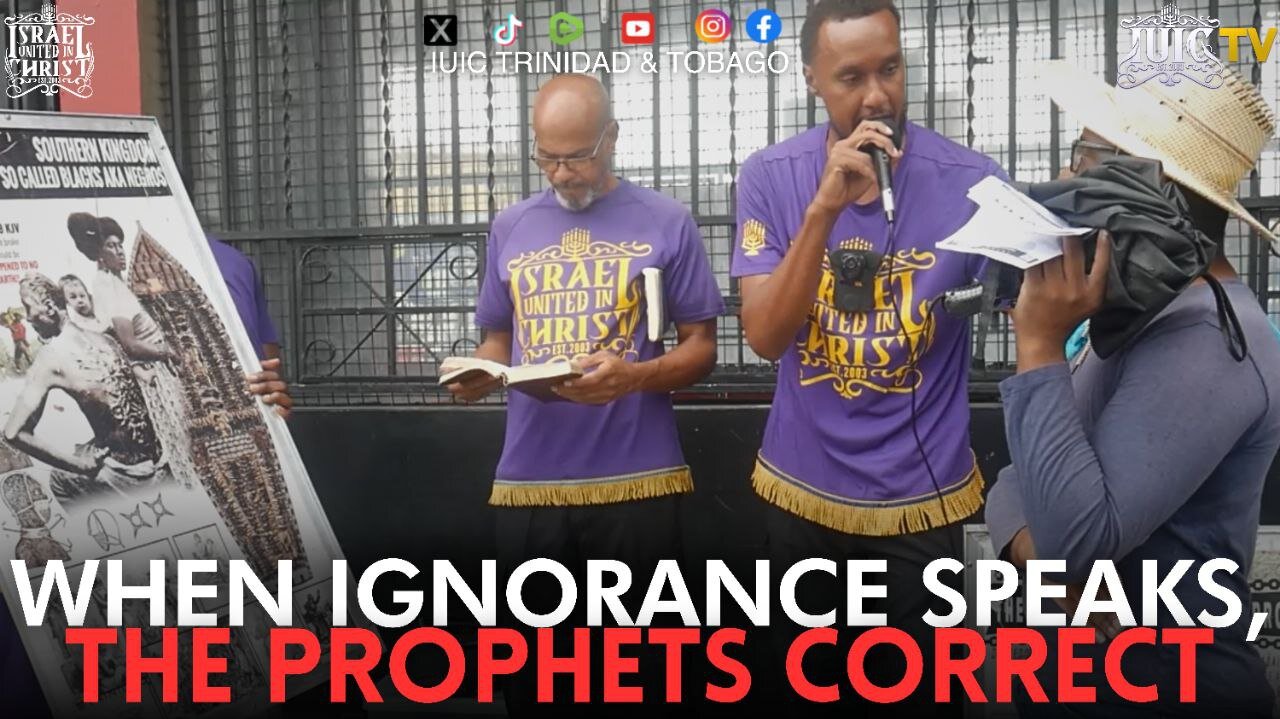 WHEN IGNORANCE SPEAKS, THE PROPHETS CORRECT