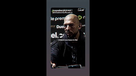 Shoutout Andrew tate for handling this well