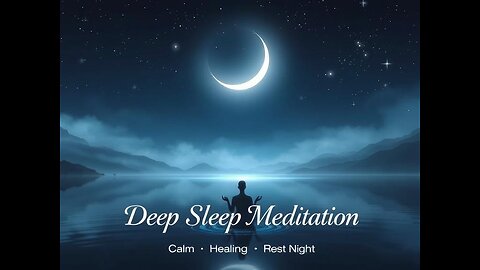 🌙 Relaxing Meditation Music for Deep Sleep | Calming Healing Sounds for Rest & Balance