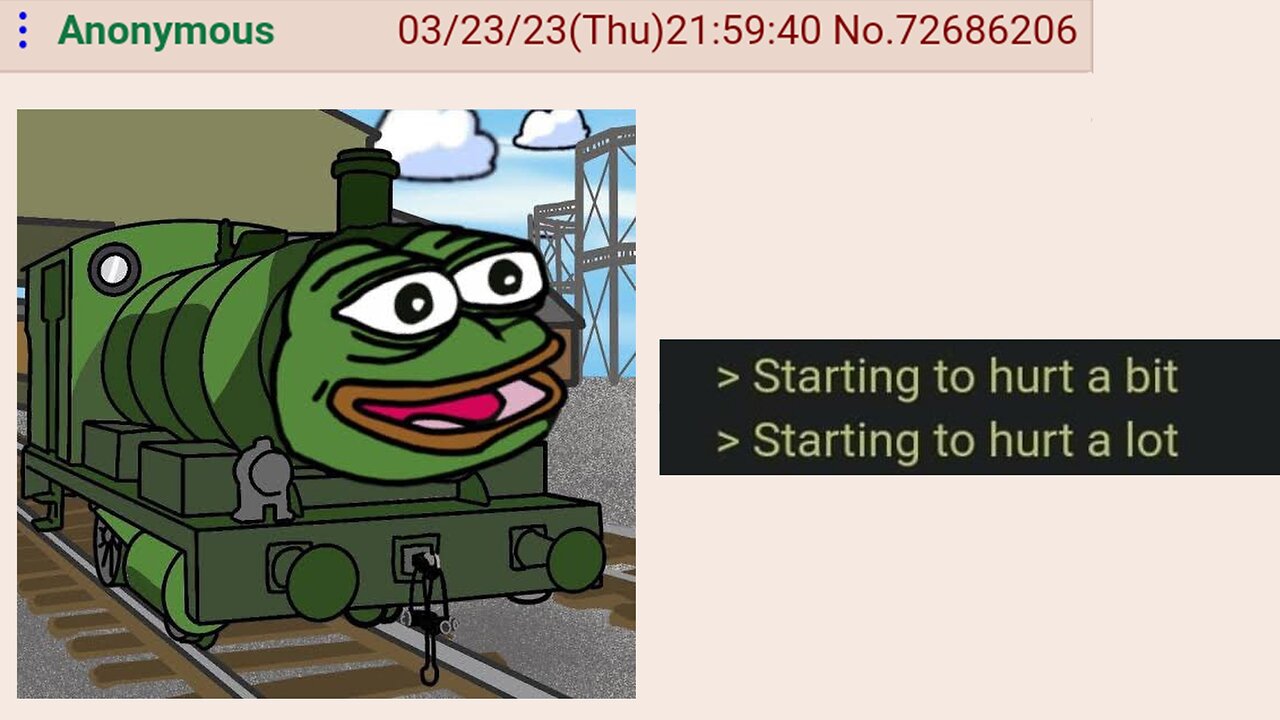 Anon needs to poop in Train