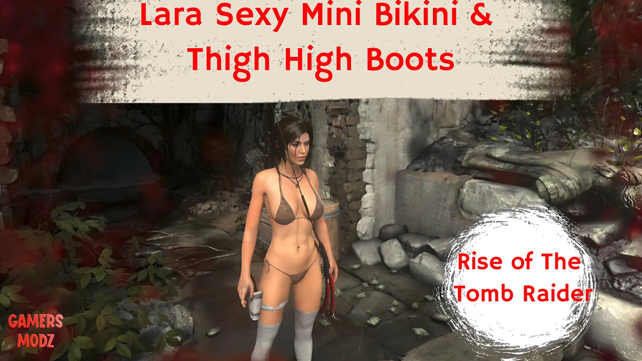 Lara Sexy Bikini & Thigh High Boots