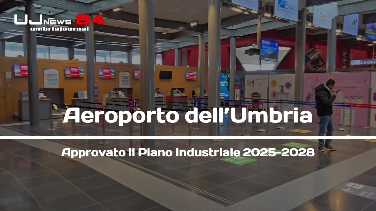 Aeroporto dell’Umbria Approvato il Piano Industriale 2025-2028