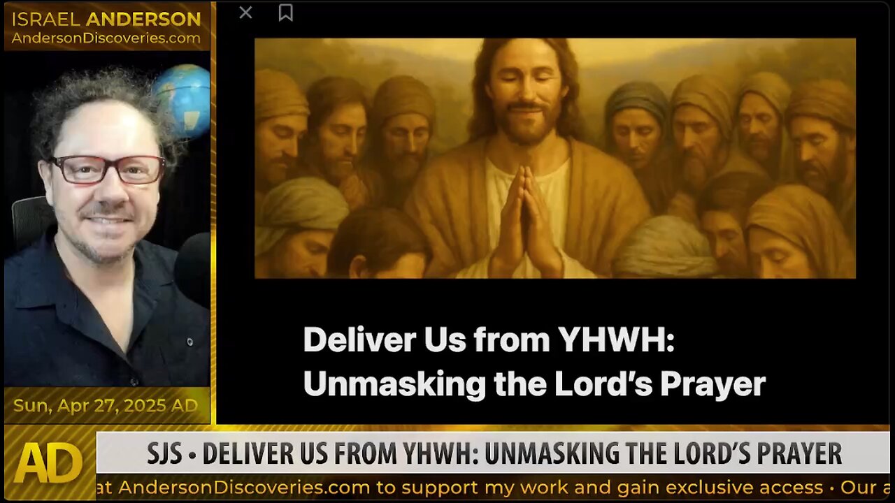 Deliver Us from YHWH： Unmasking the Lord’s Prayer