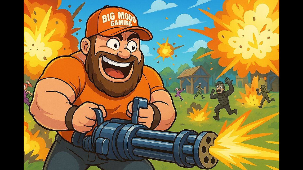 Shotgun? Nah. Modo Said “BRRRRRR!” with the Minigun 😂