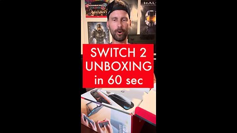 Switch 2 Unboxing & First Impressions in 60 sec