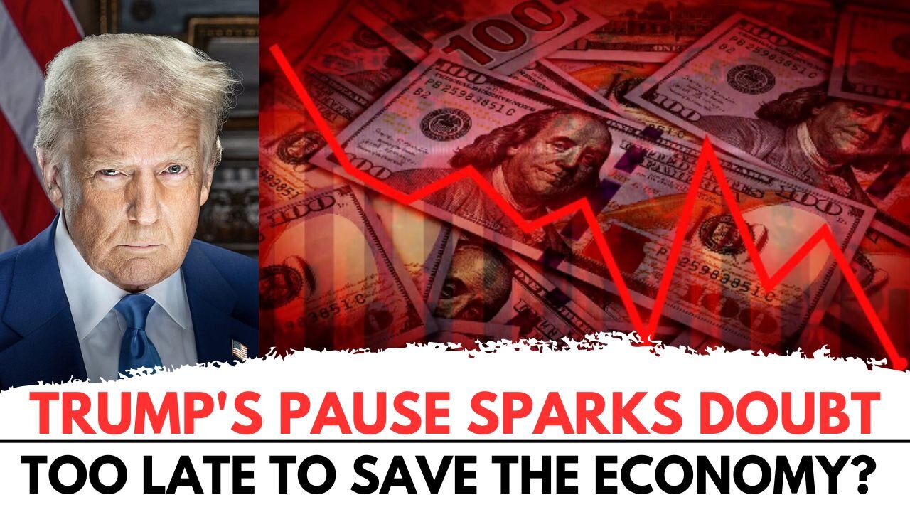 Economy will likely slow to near-standstill or recession despite Trump tariff pause!
