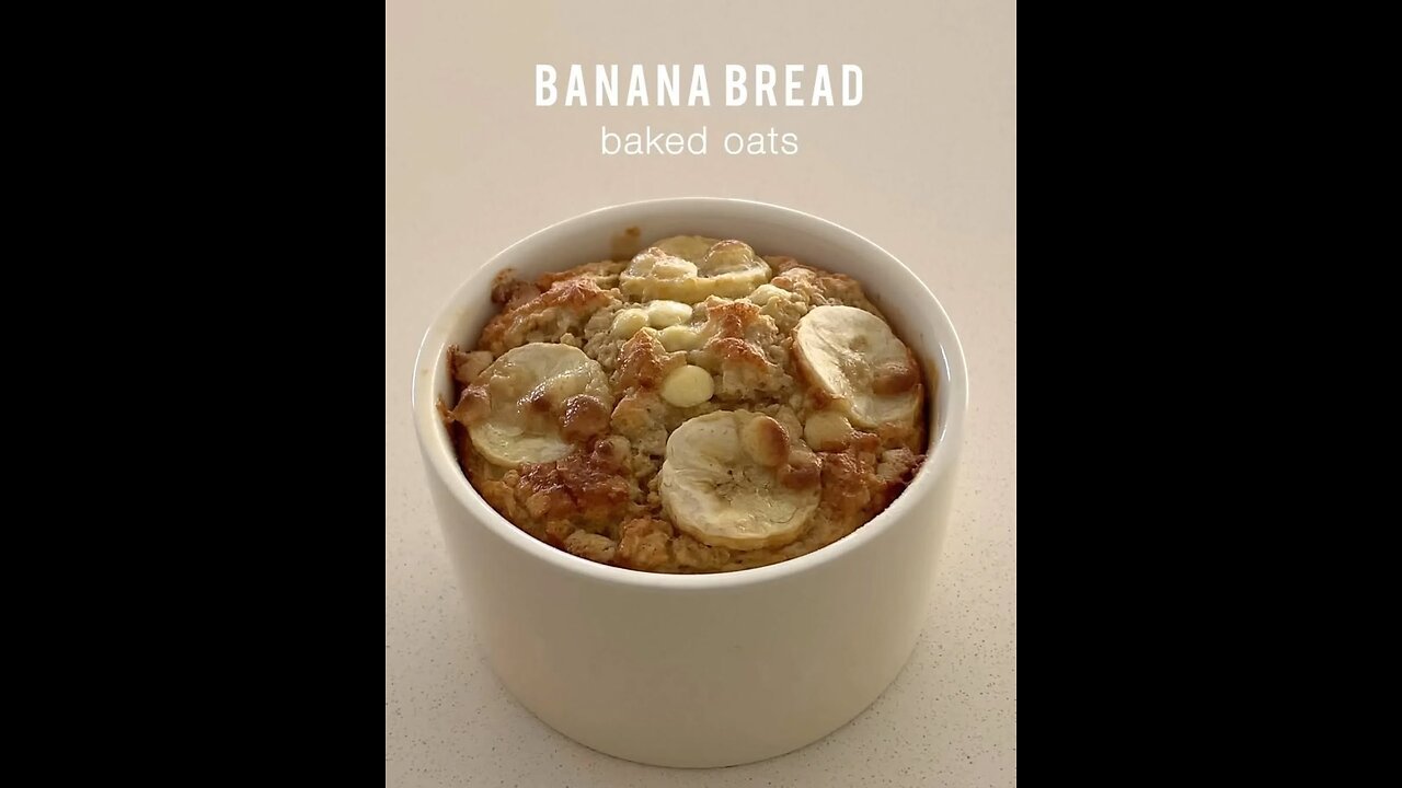 This Banana Bread Baked Oats Is Like A Dessert For Breakfast 💔