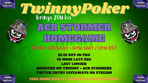💰Homegame Day - 6pm GMT/1pm ET💰