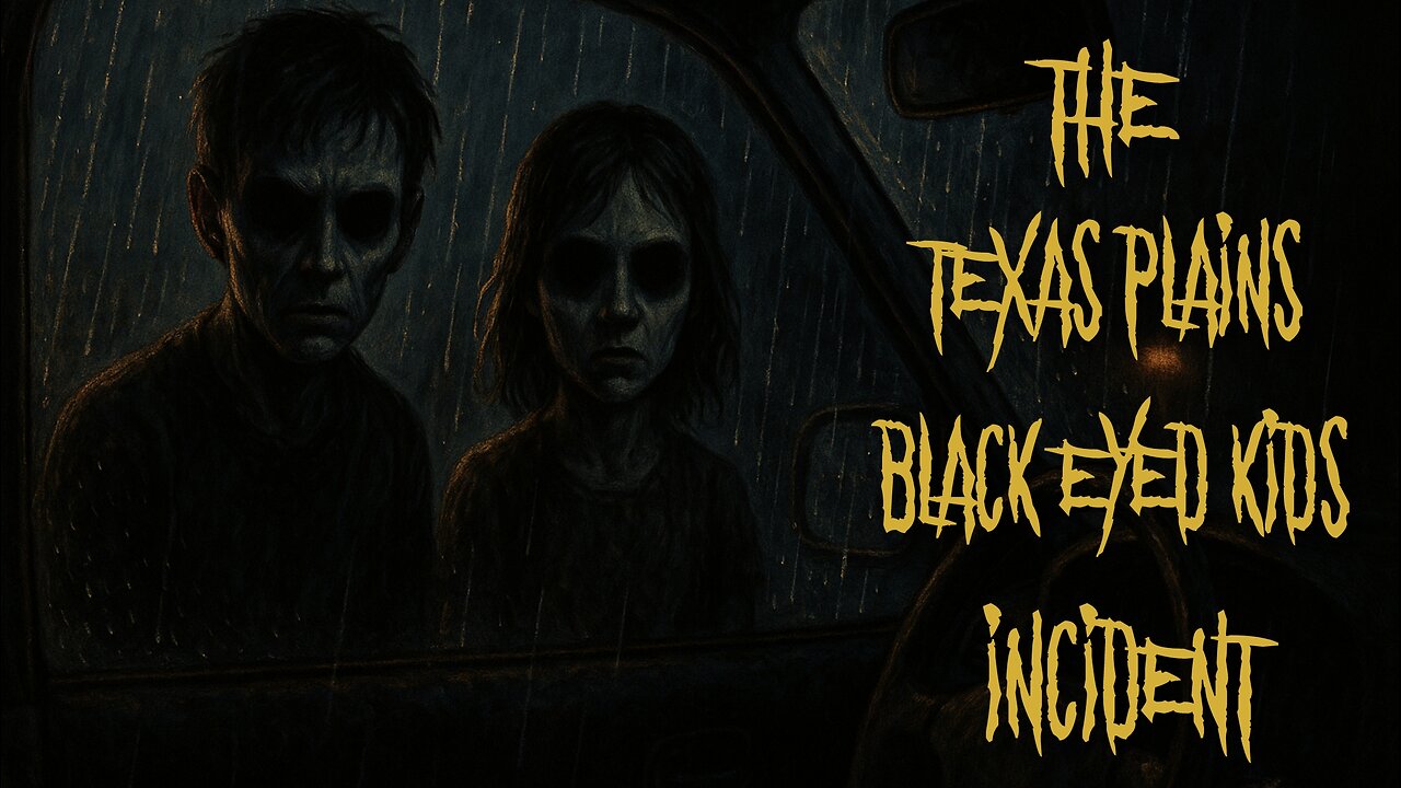 Alone on a Texas Road… Until I Saw the Children With Black Eyes
