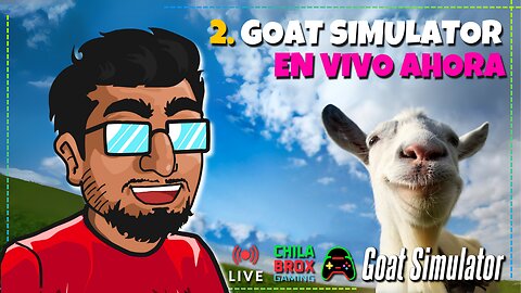 ¡En vivo ahora! Caos y risas jugando Goat Simulator — ¡Únete a la locura! 🐐🔥