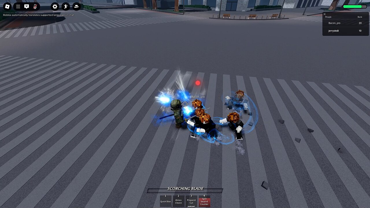 Playing 1v1 in the Strongest Battlegrounds in Roblox - (No Commentary).