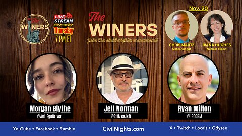 The Winers Ep. 61 (streams live on Nov. 20 at 7 PM ET)