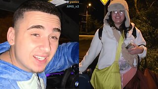 Lacy Confronts Woman Camping Outside the FaZe House with Suitcases